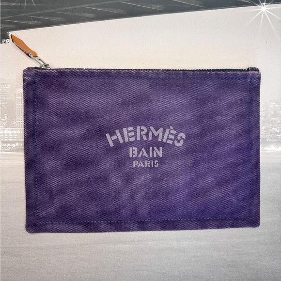Hermes Cotton Yachting Pouch Small Model - Picture 2 of 11